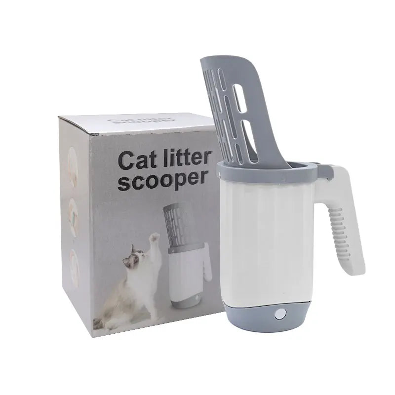 Cat Litter Shovel Scoop with Refill Bag For Pet