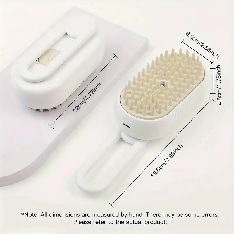 Pet Cleaning Spray Comb, Pet Undercoat Hair Removal Slicker Brush For Dog And Cat Grooming Tool